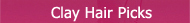 Clay Hair Picks